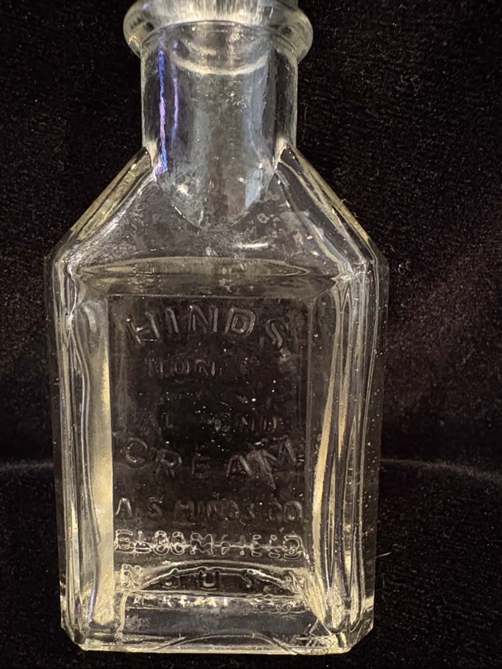 Hind Clear Glass Bath Accessory Bottle - Clear